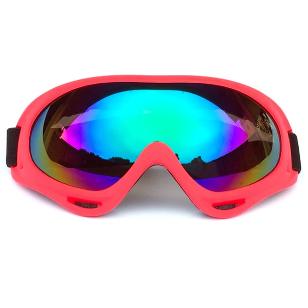 Sportglasögon X400 skyddande solglasögon Röd ramfärgfilm