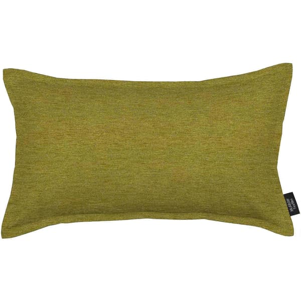 Mcalister Textiles Yksivärinen Chenille Vihreä Tyyny
