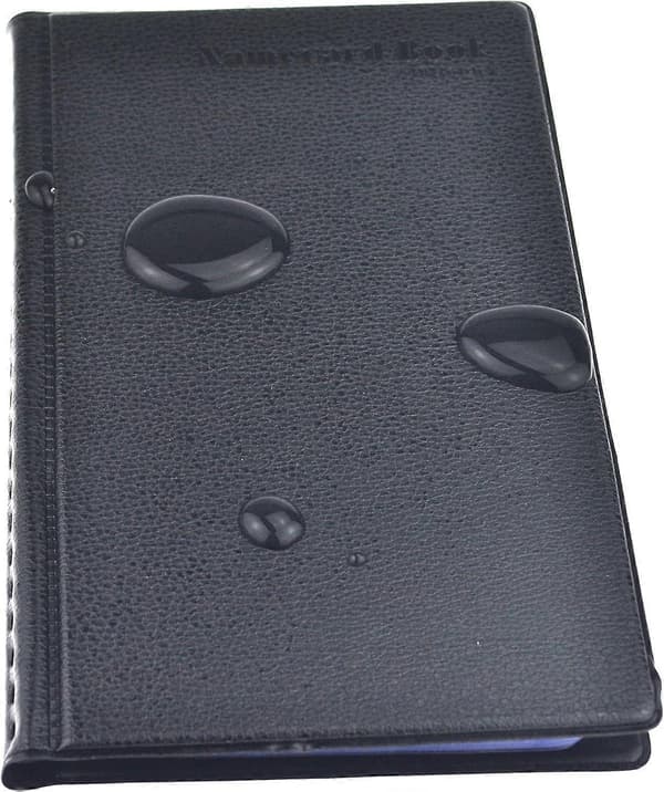 Sort 185x108mm, Visitkort holder organizer med kapacitet til 240 kort