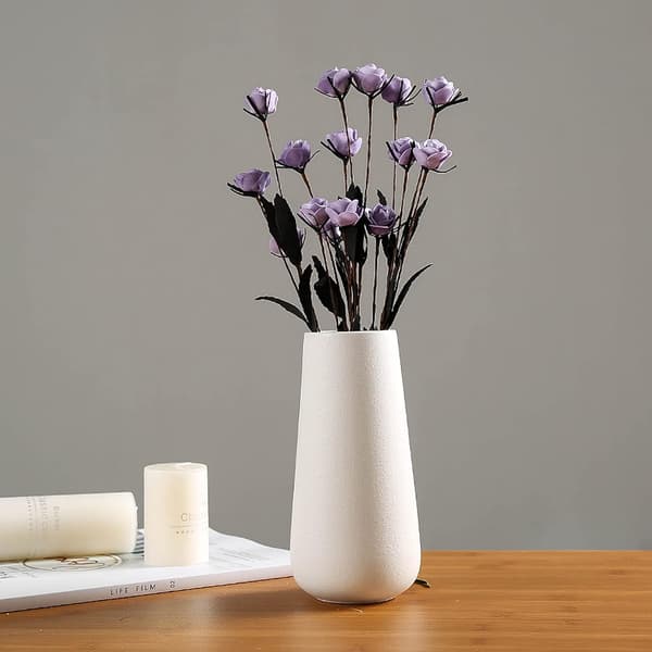 Keramisk vase til pampasgræs, ideel til opbevaring af tørrede blomster og dekorationer