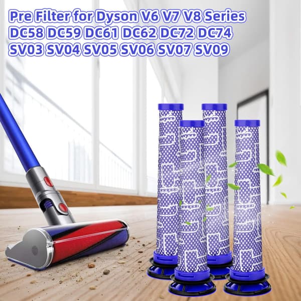Udskiftningsfiltre til Dyson V7 V8 støvsuger