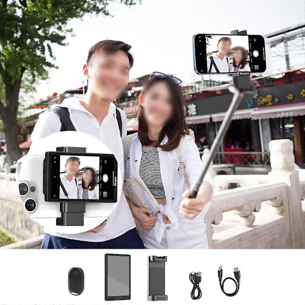 For PH01 Max Telefon Bakkamera, 3.97\" Selfie Skjerm Vlog Selfie Monitor Skjerm