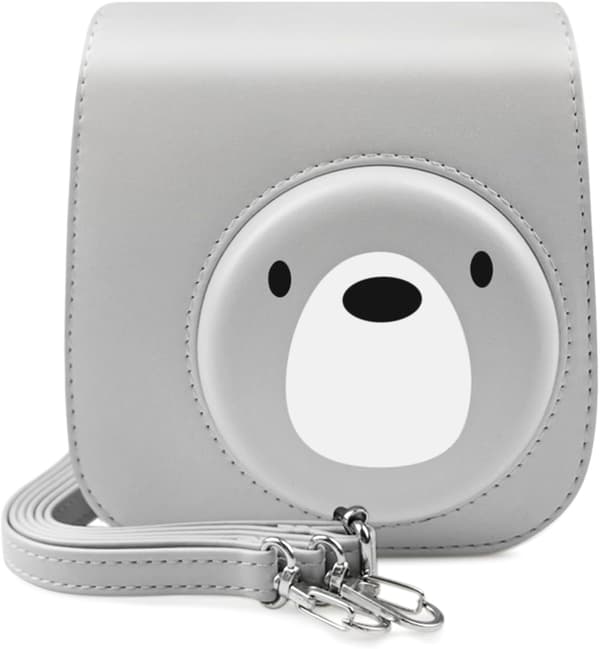 Rieibi PU læder Mini 11 etui, taske til Fujifilm Instax Mini 12