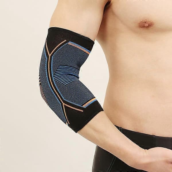 2 Stycken (M) Kompressionsknäskydd (Par) för Ledvärk, Ligamentskada, Meniskskada, Artrit, Löpning, Knäböj