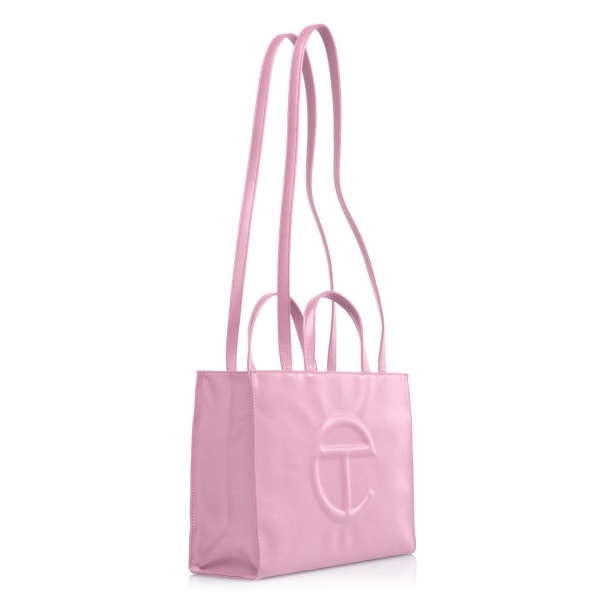 Telfar One Shoulder Messenger Bags för kvinnor Handväska Pink 38cm medium