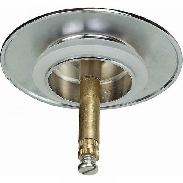 (2 ST) Badkarspropp 70 mm med dubbelhärdad mässing med kromfinish, rostfri badkarsavlopp