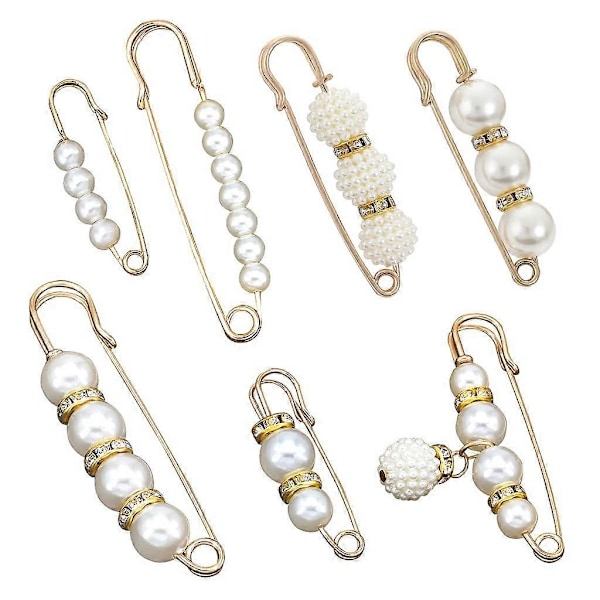 7-delars Broschset - Dekorativa Slagknappar för Kläder &amp; Accessoarer