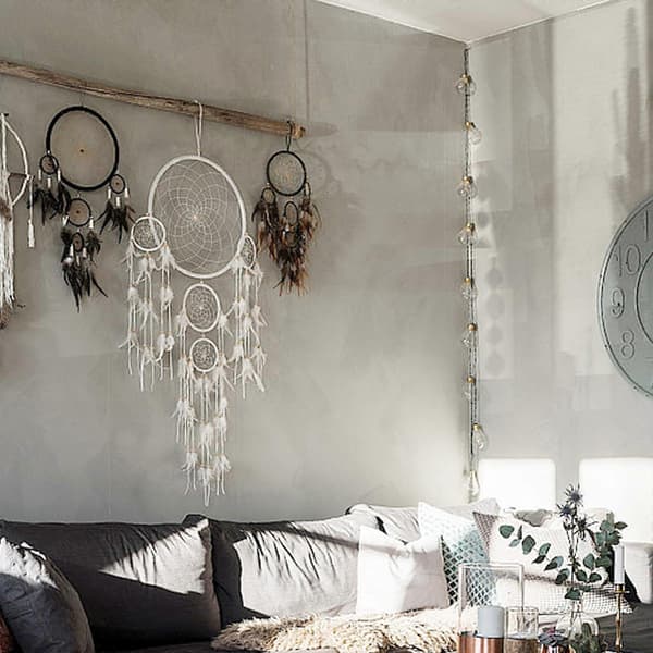 Træringe til hobby, drømmefanger ringe bambus, træring 15 cm, træringe macrame, macrame ringe, træ hoops
