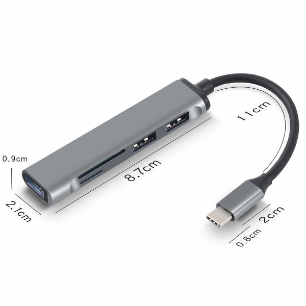 Usb 3.0 Hub Expander Adapter 3.0 Hub Tf Sd Card Reader