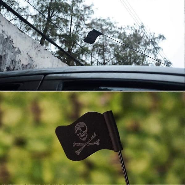 Piratflagg Bilantenne Dekor