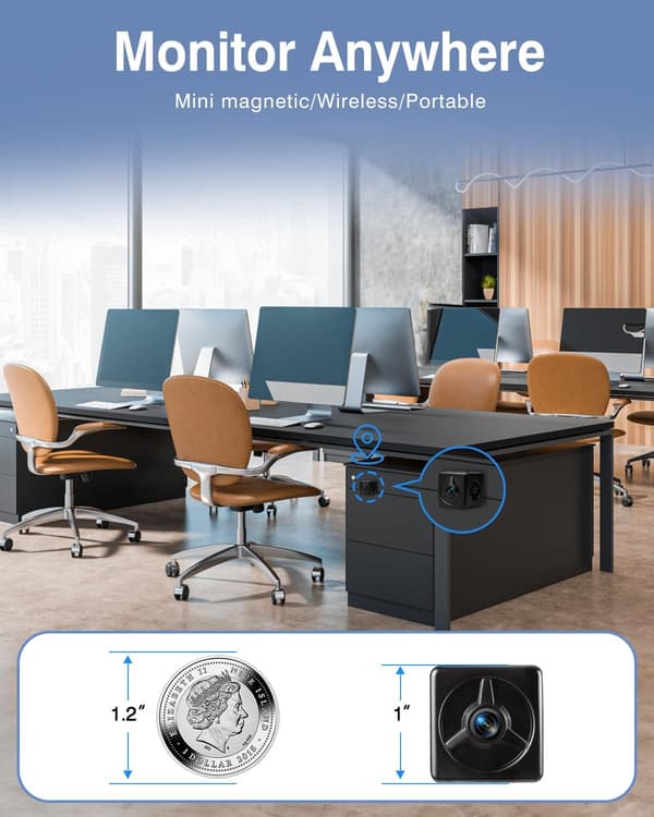 Full HD minikamera WiFi lite kamera, mini overvåkingskamera
