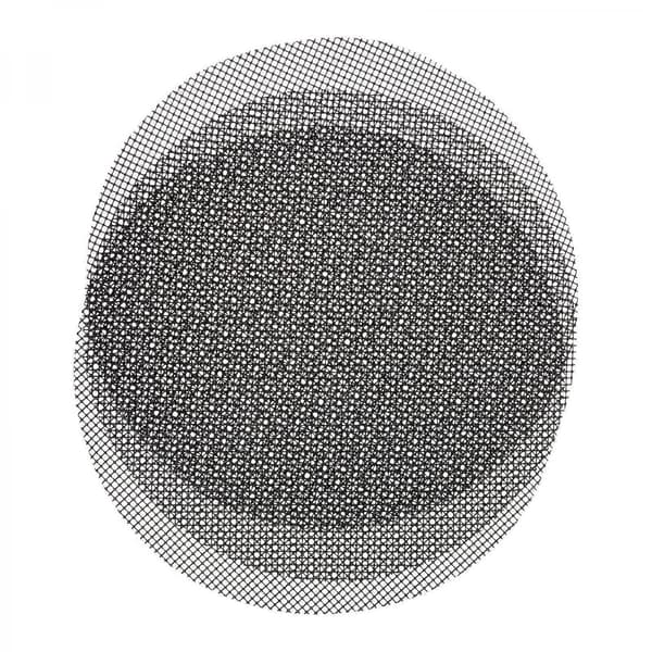 Grillmåtte Varmebestandigt Grillnet Til Camping Og Grill 40 cm Diameter Sort PTFE Belægning 3 Stk.