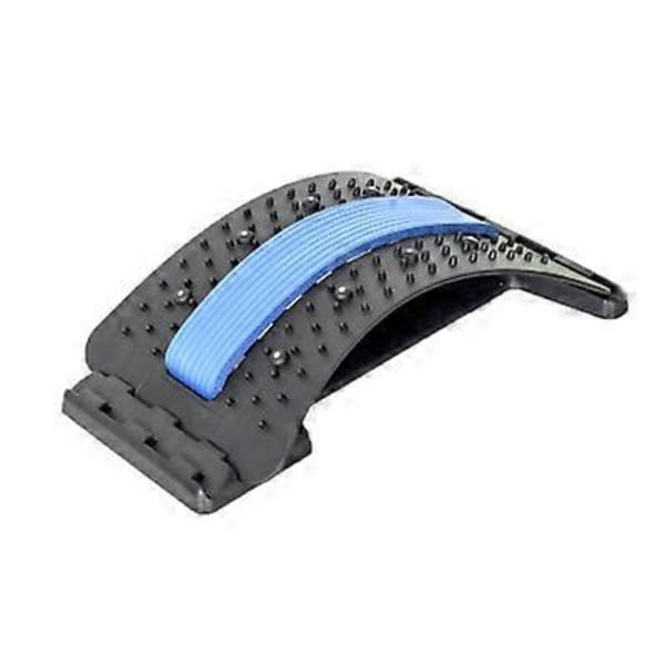 Blå Ryggmassageapparater, Magic Stretcher Träningsutrustning Stretchstöd, Lumbal Avslappningskompis, Stretcher Ryggsträckare, Lumbal Sträckare, Få