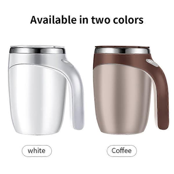 304 Rustfritt Stål Automatisk Magnetisk Elektrisk Kaffetrakter med Rørekrus for Kaffe 380ML