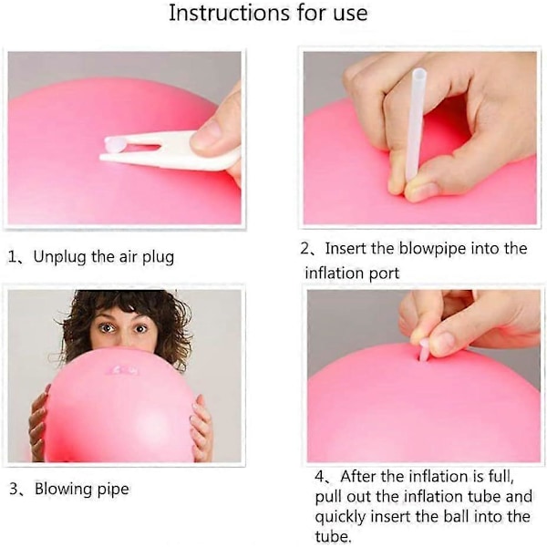 Pilates Gymnastikbold, Yoga Bold Anti-Slip Anti-Burst Fitnessbolde (pink)