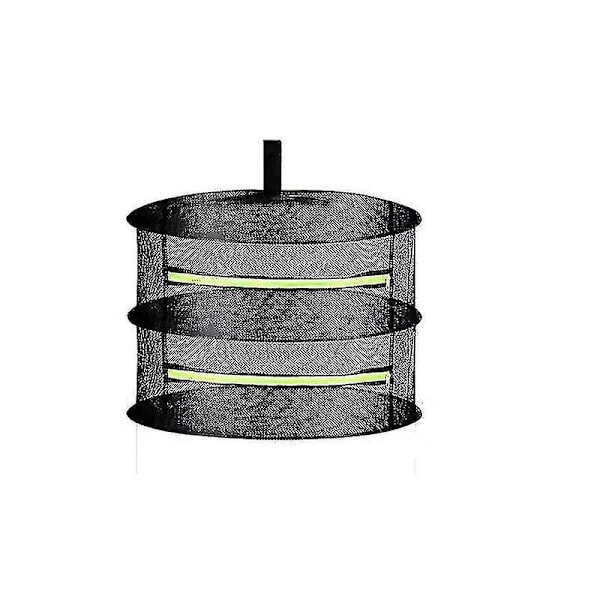 (Style A 2 Lag) Lagdelt Tørrenet til Urter Hængende Kurv Foldbar Tørrestativ Urte Tørrenet Tørretumbler Pose Mesh til Blomster Knopper Planter Organizer