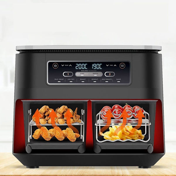 Airfryer tilbehør Zone Airfryer Grillrist Rustfrit stål