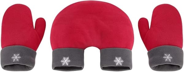 3st Parhandskar Polar Fleece Älskare Vinter Tjocka Varma Handskar Sötnosar Julklapp Romantiska par Vantar