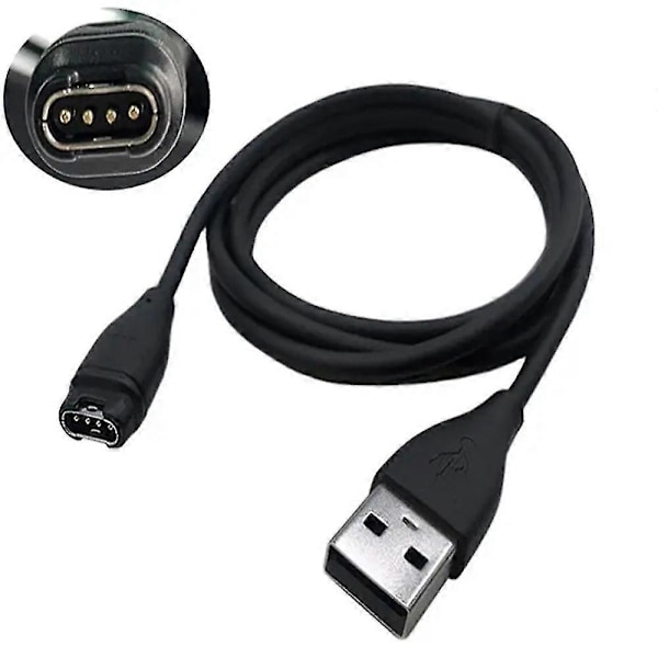 For Garmin Fenix 5/5s/5x/plus/6/6s/6x/pro Smartklokke Lader, Erstatning Usb Data Synkroniserings Ladekabel Ledning s202412245808