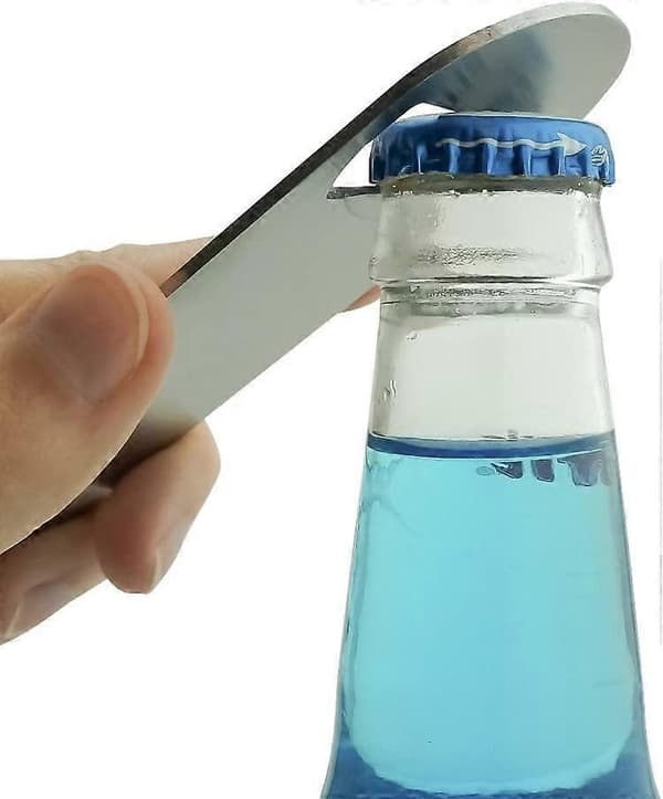 Modern Bartender Speed Bar Opener i Rostfritt Stål med Vinylöverdrag