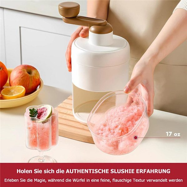 Ismaskin Liten handdriven is- och sandmaskin