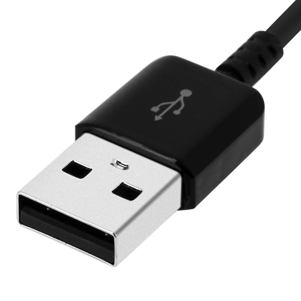 USB till USB Typ C-kabel Samsung Laddning och synkronisering Svart