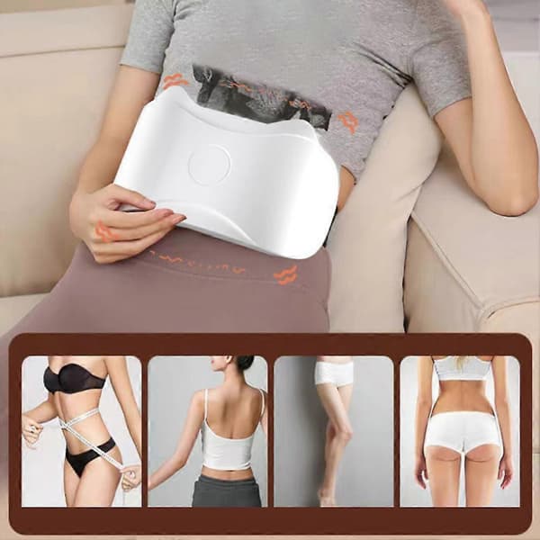 Elektrisk Bian Sten Abdominal Massager, Smart EMS Mave Massager Bælte til Fedtforbrænding & Oppustethed Lindring