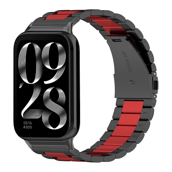 For Xiaomi Smart Band 8 Pro Rustfritt Stål Klokkereim Hurtigutløser Klokkebånd med Verktøy, Fjærstift