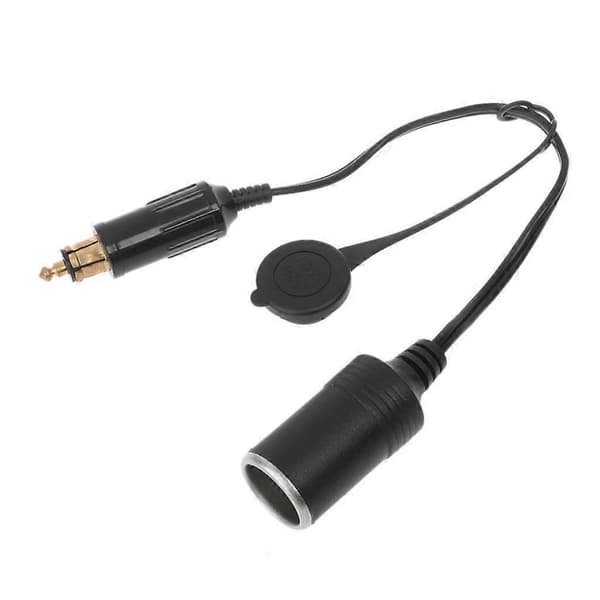 DC12V 24V EU-stik kompatibel med Hella motorcykeloplader bil cigarettænderadapter