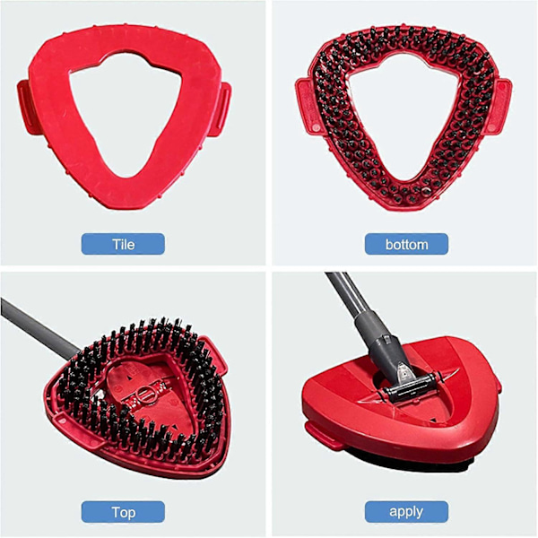 Total 1 kpl hankausharja, yhteensopiva O-Cedar Spin Mop 1 tankkijärjestelmän kanssa, Spin Mop -varapään hankausharja