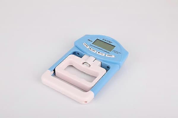 Grå Handhållen Digital Dynamometer - Kraftmätning - Automatisk Fångst - Elektronisk Greppstyrka - 90 kg