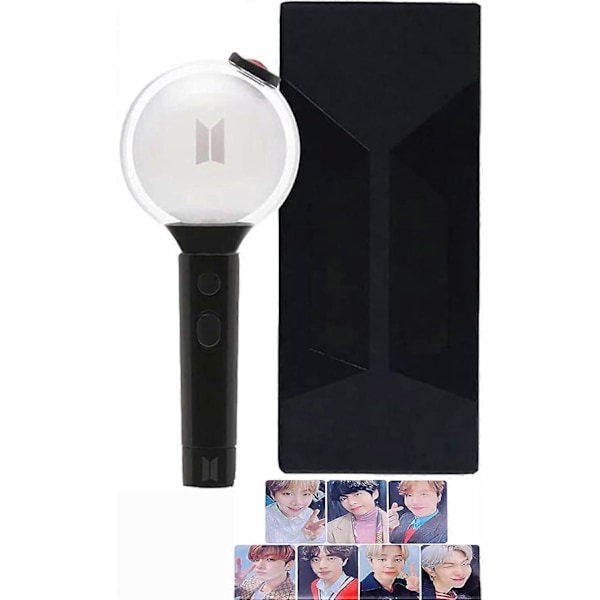 SZCZW BTS Army Bomb Lightstick Ver 4 Map of The Soul 7 Erikoisversio - Mukauta väri konsertin ja Bluetooth-yhteyden sovelluksen avulla (sisältää