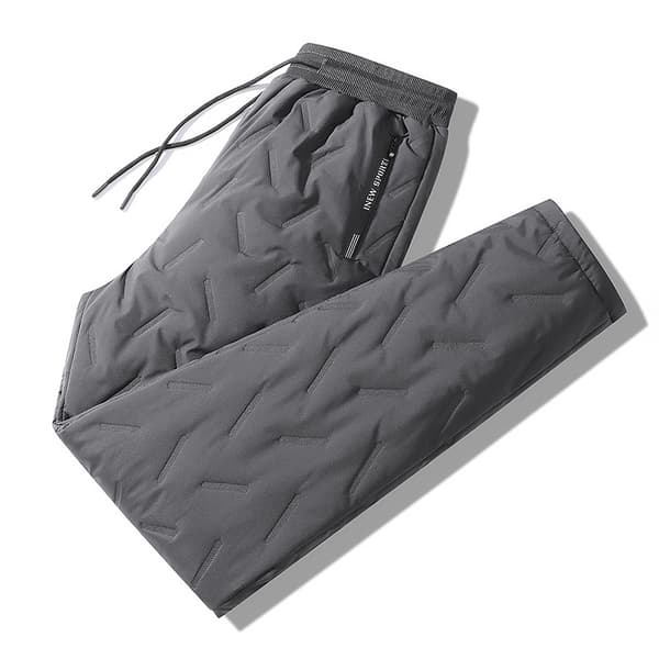 Fleecebukser til mænd Sportsfleece joggingbukser Grå rak rör 7Xl