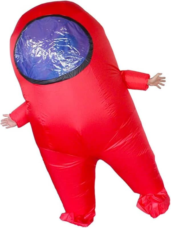 Oppblåsbar romdrakt for barn Oppblåsbart kostyme Voksen Halloween Varulv Kill Amongus Oppblåsbar romdrakt for barn