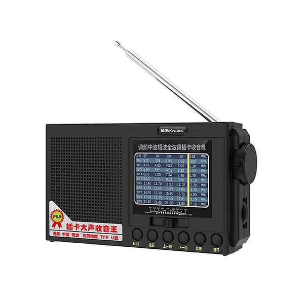 C53 Full Band Radio Mp3 Eldre Mini Lydkort Høyttaler Bærbar Spiller