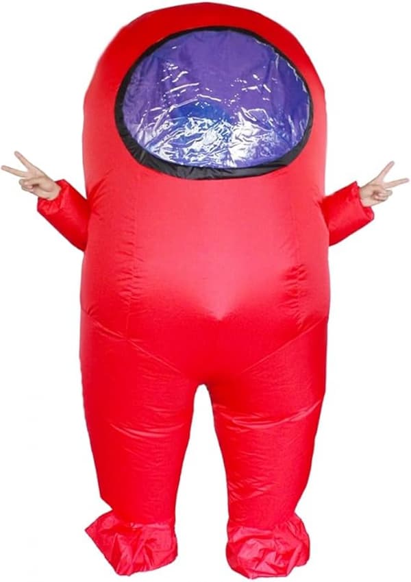 Oppblåsbar romdrakt for barn Oppblåsbart kostyme Voksen Halloween Varulv Kill Amongus Oppblåsbar romdrakt for barn