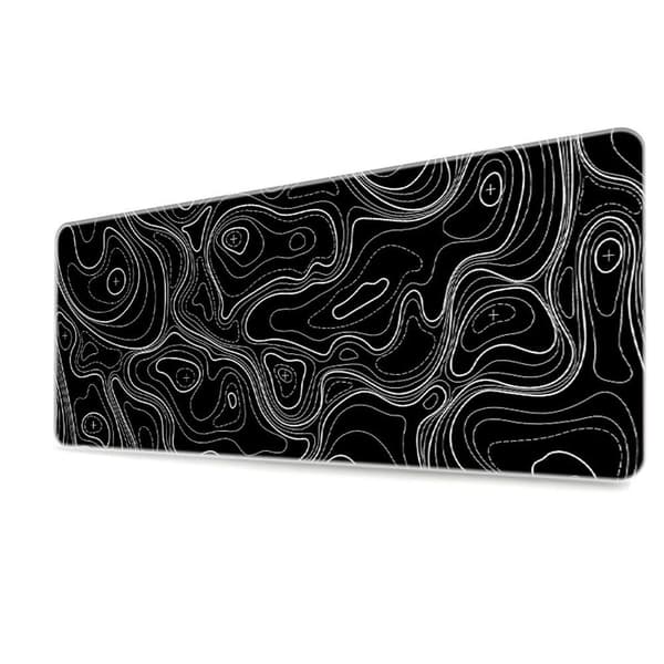 Gaming musematte 900 x 400 mm Kunstnerisk kurve Anti-skli Vanntett