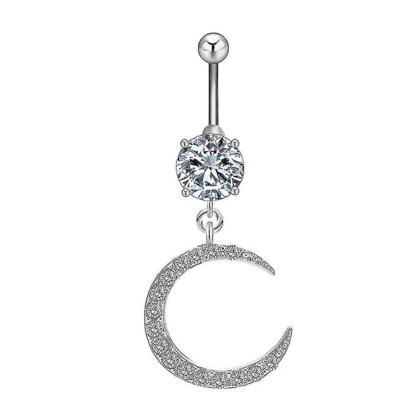 nombril Moon Belly Button Rings Puncture Navel Pie