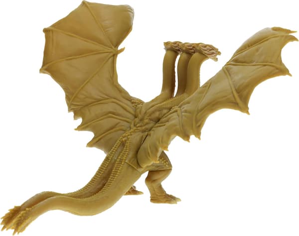 Ghidorah Guld af 3-hovedet drage Ghidorah PVC Gylden Drage Actionfigur Samlelegetøj