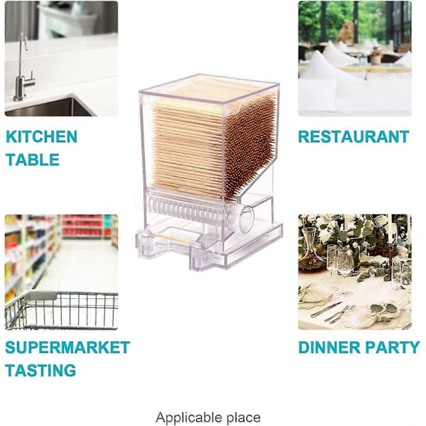 Serve Clean Tannpirkholder Klar - Restaurantstil