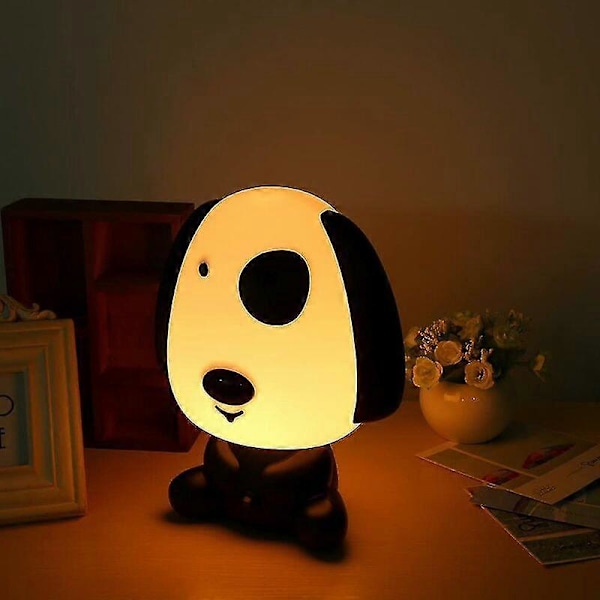 Nattlampe for barn, varmhvitt lys, plast, for soverommet