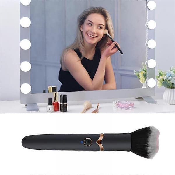 Kosmetik Makeup Blending Brush med 10 vibrationsfrekvenser til hurtig makeup elektrisk makeup puff