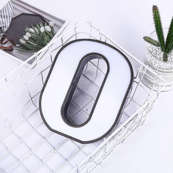 Kreative LED Bogstav Lys Natlampe Plastik Engelske Bogstaver Lys Lampe Dekor