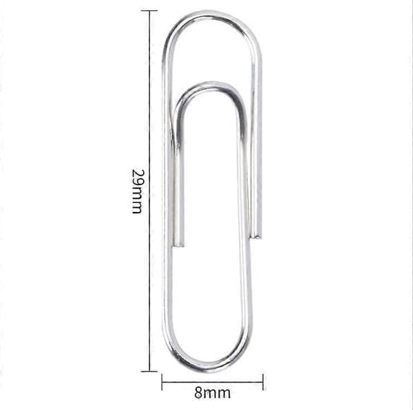 200 fargede binders - Metall, 28 mm, metall binders