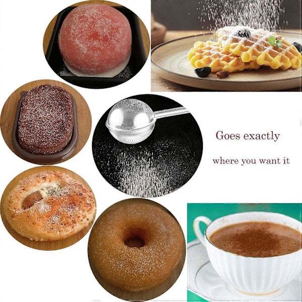 Mel-sikt og melisdrysser for baking og matlaging
