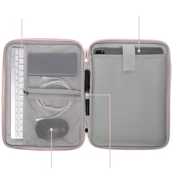 Tablet Sleeve Taske 10.9-11 tommer Kompatibel med iPad, Pink