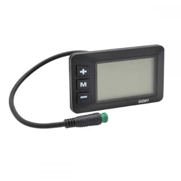 Til elcykel LCD-display GD01 vandtæt understøttelse af flere spændinger (24V/36V/48V) med smarte funktioner