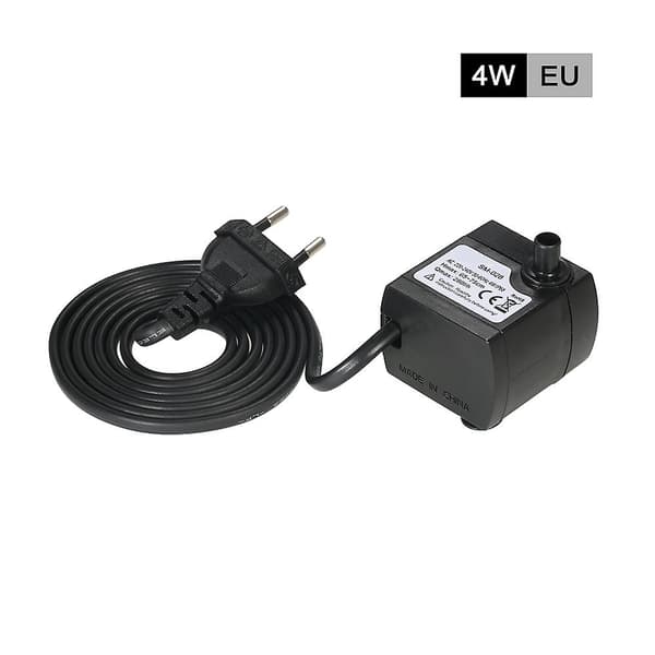 280L/H 4W Dränkbar Vattenpump för Akvarium Bordsfontäner Damm Vattenträdgårdar och Hydroponiska System