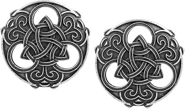 2 st Medeltida Kappa Brosch Viking