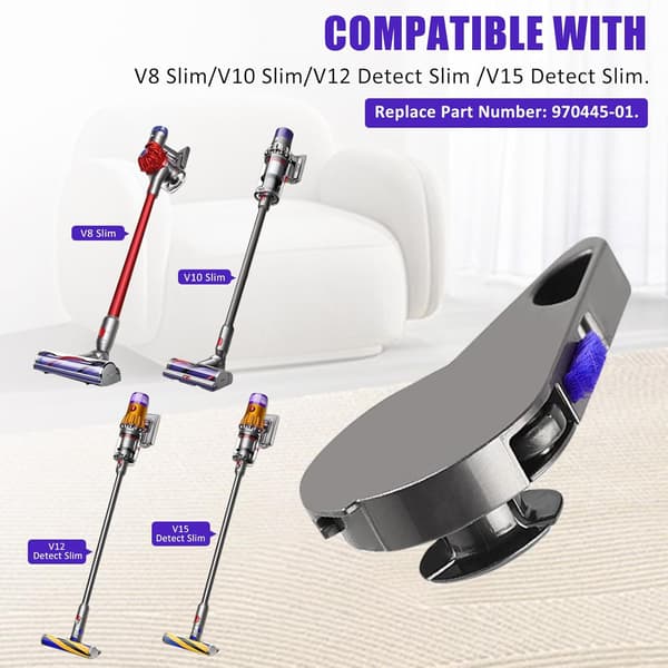 Vaihtoharjaspää Dyson Digital Slim Fluffy, V8 Slim, V12, V15 Detect Slim -rullaharjalle